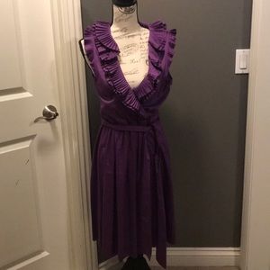 NWOT MAX AND CLEO RUFFLED DRESS